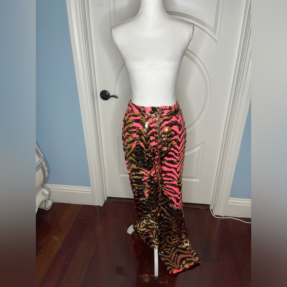NWT Elsie Fred Sequin Bell Bottom Pants